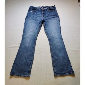 Lee Curvy Fit Bootcut Jeans Womens 16 Medium Blue Denim Stretch 3407373 20